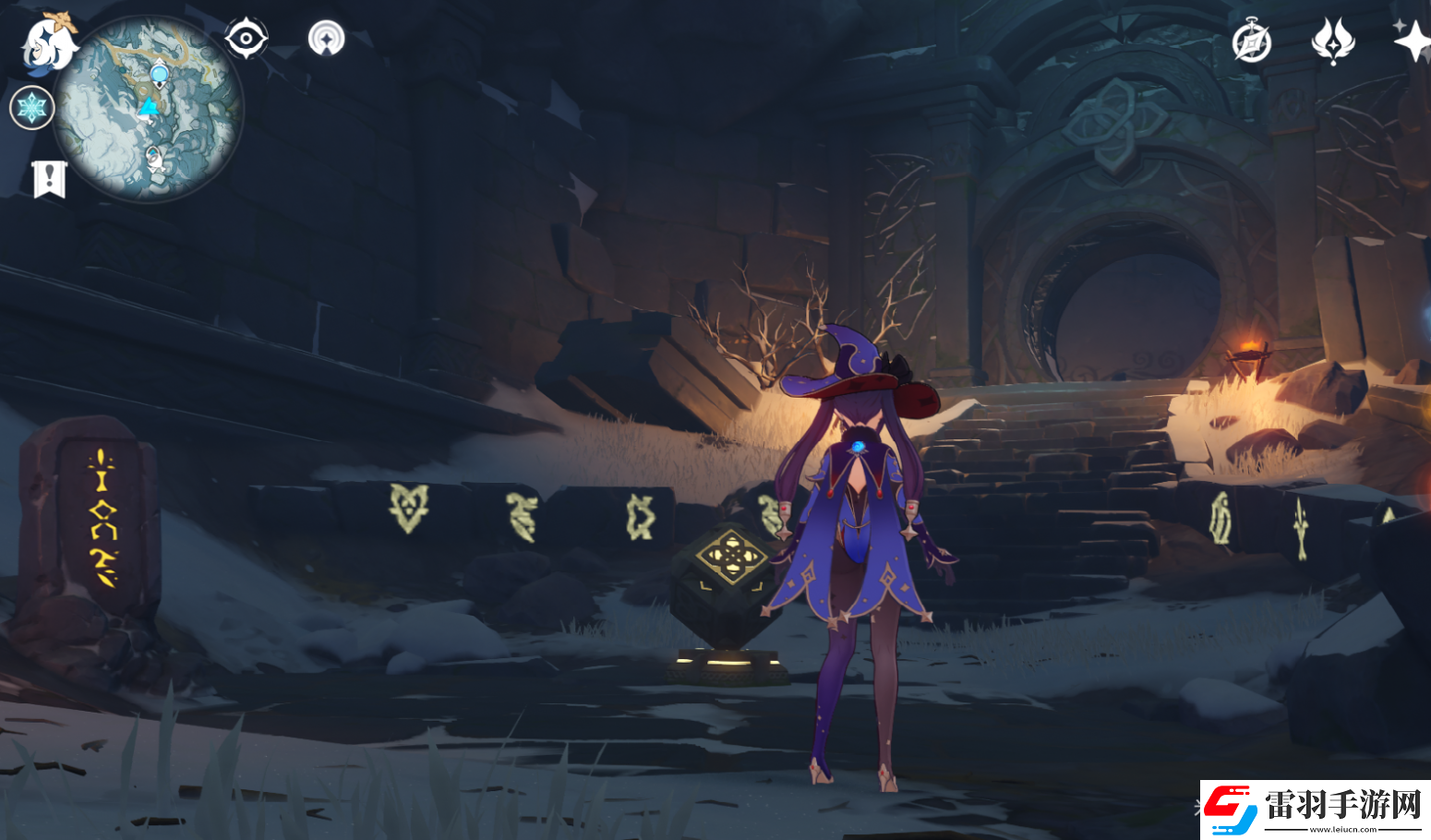 原神手游雪葬之都舊宮石碑怎么解密