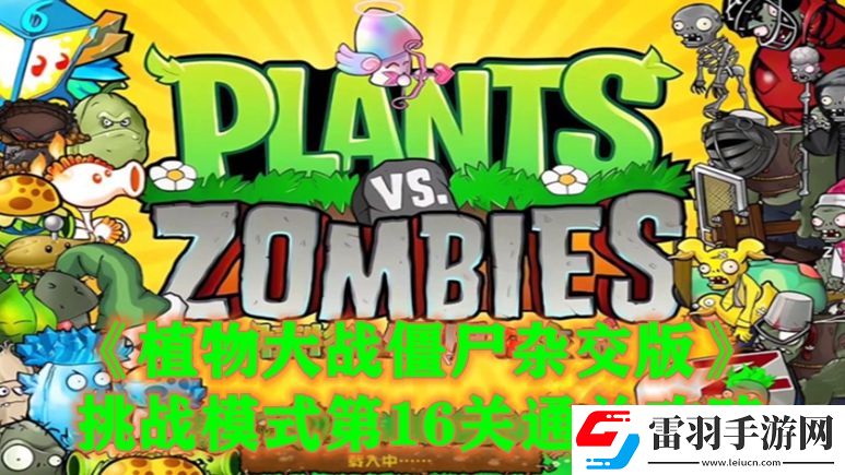 植物大戰僵尸雜交版挑戰模式第十六關怎么過