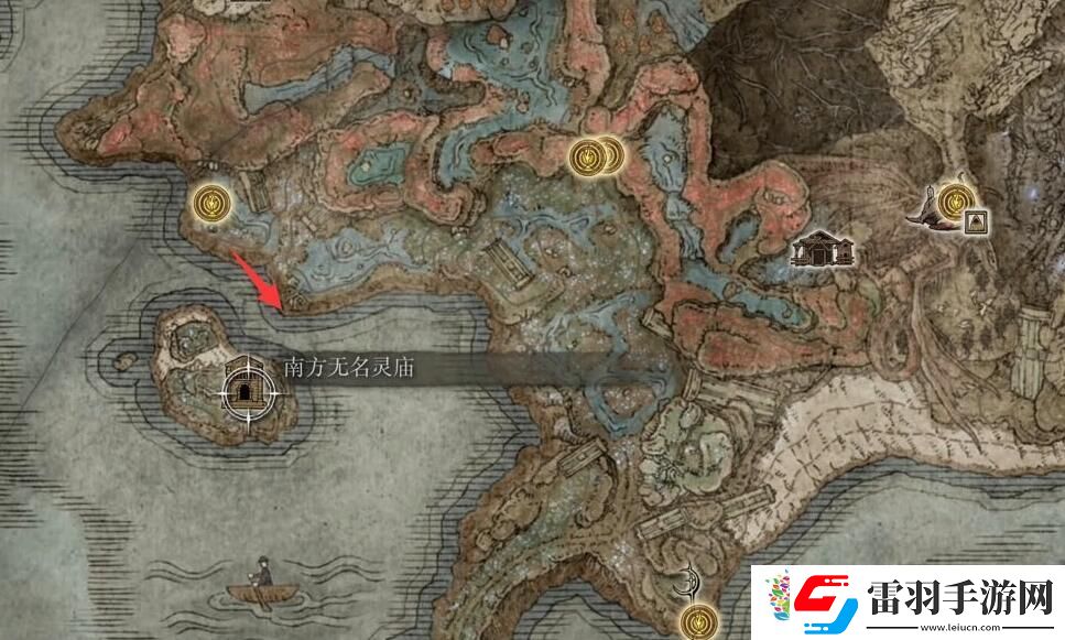 無名靈廟地圖標(biāo)示