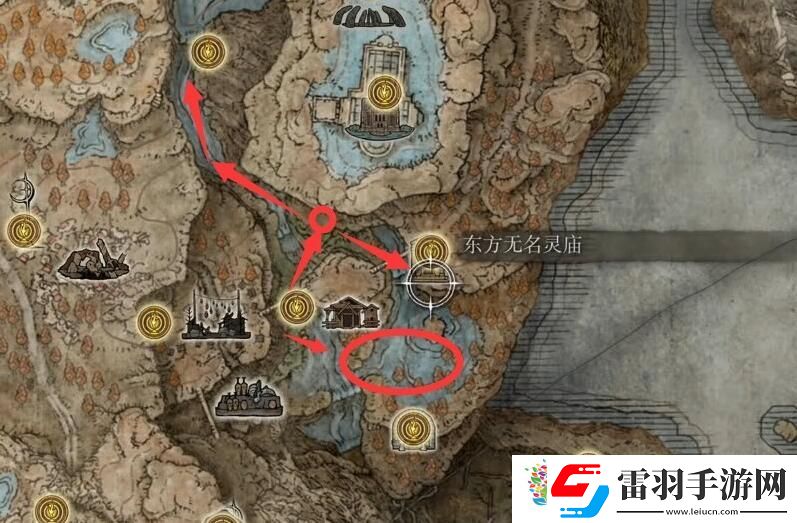 無名靈廟地圖標(biāo)示