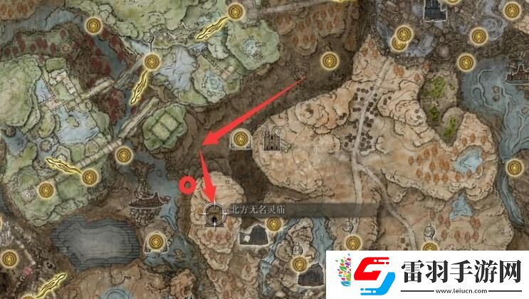 無名靈廟地圖標(biāo)示