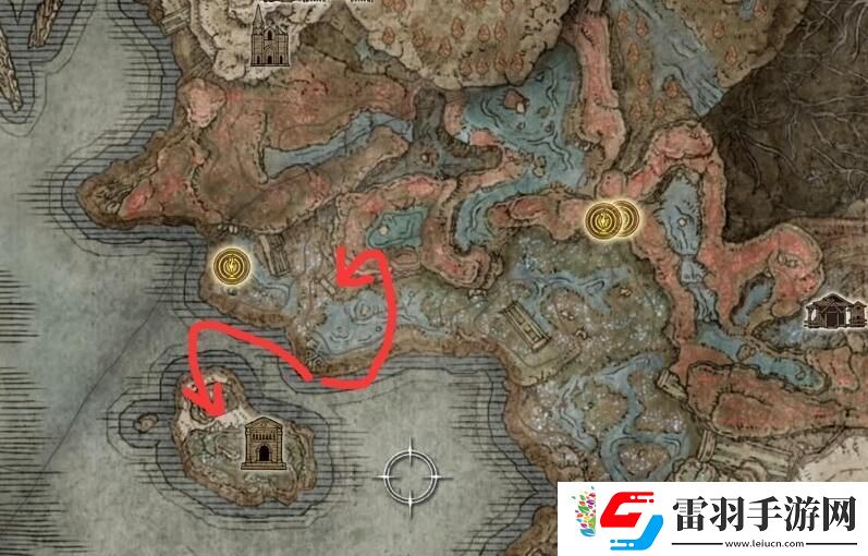 無名靈廟地圖標(biāo)示