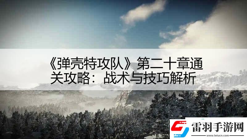 彈殼特攻隊第二十章通關攻略