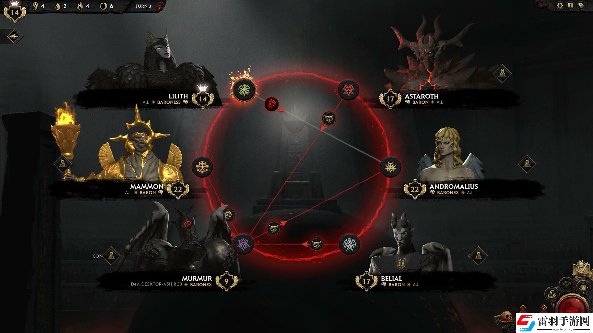 阿門羅、地獄王座開發商League