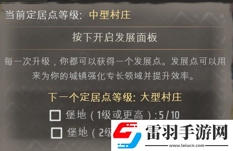 莊園領主新手入門攻略