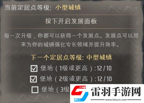 莊園領主新手入門攻略