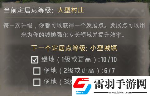 莊園領主新手入門攻略