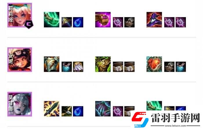 云頂之弈S11莉莉婭主c陣容推薦