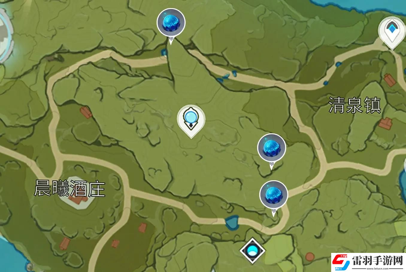 原神冰霧花位置一覽