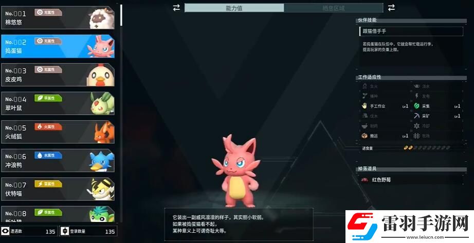 幻獸帕魯可提升負重的帕魯有哪些