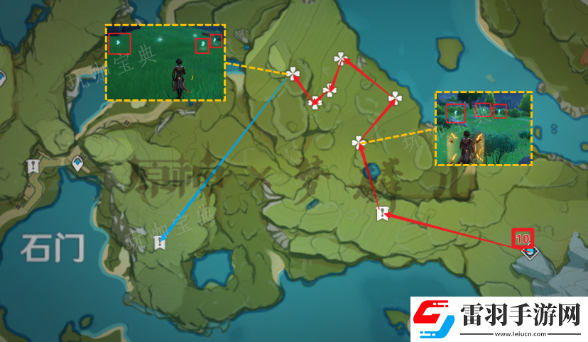 原神蒲公英籽位置圖