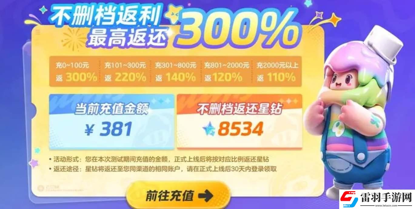 元夢(mèng)之星充值返利領(lǐng)取玩法