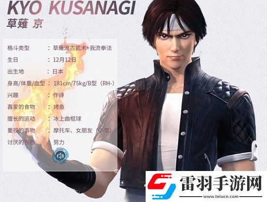 拳皇vs街霸全人物出招表