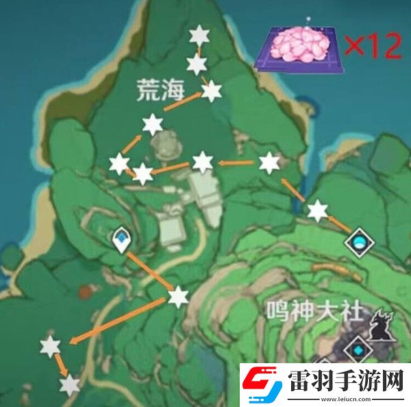 原神神里綾華突破材料緋櫻繡球采集路線一覽