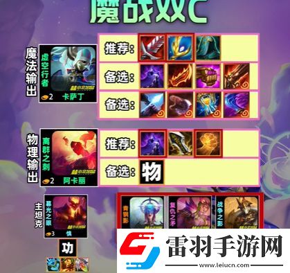 金鏟鏟之戰s12魔戰雙C陣容攻略