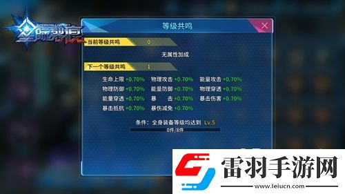 星際裂痕裝備升級詳解