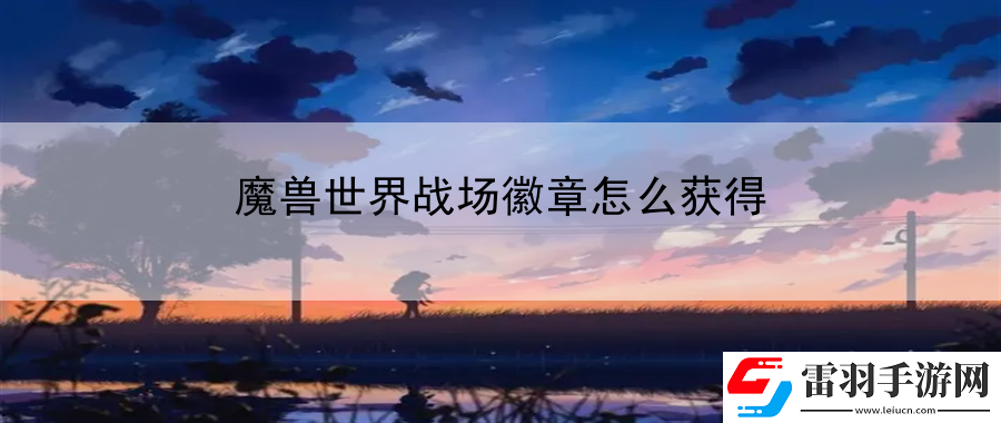 魔獸世界戰場徽章怎么獲得