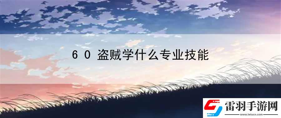 60盜賊學什么專業(yè)技能