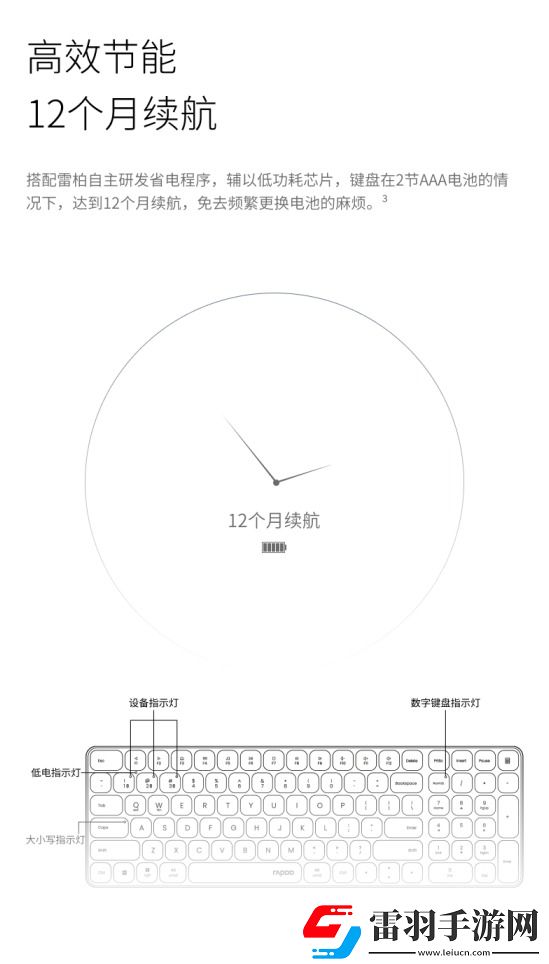 78&99&110鍵簡便設備切換詳解雷柏刀鋒系列2024版多模無線鍵盤性能參數