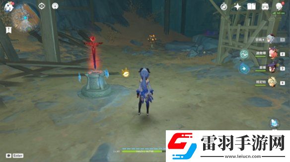 原神地下礦區寶箱怎么開