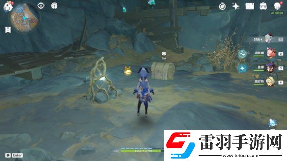 原神地下礦區寶箱怎么開