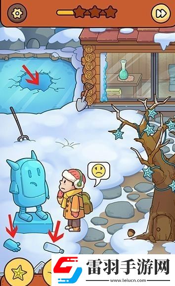 腦洞大偵探怎么通過雪地玩鬧怎么找到魚