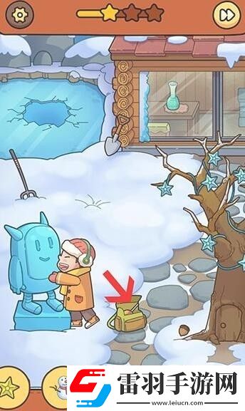 腦洞大偵探怎么通過雪地玩鬧怎么找到魚