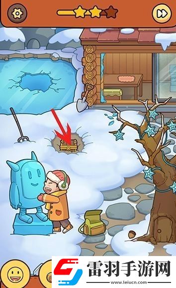 腦洞大偵探怎么通過雪地玩鬧怎么找到魚