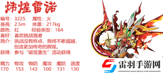 洛克王國手游煒煌雷諾技能搭配分析