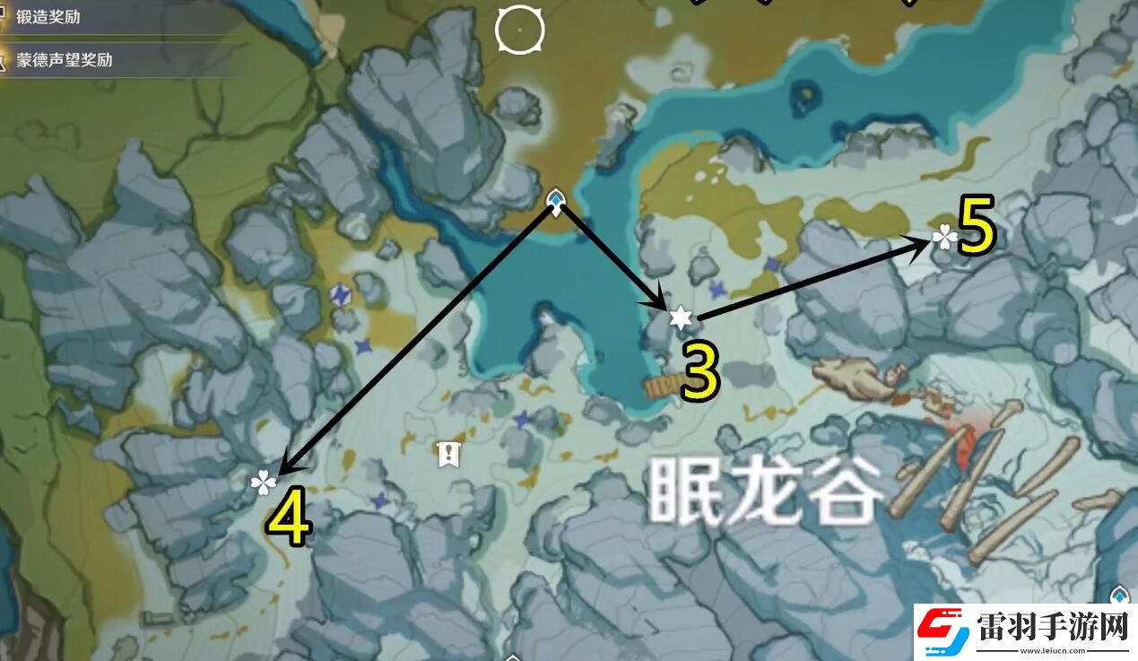 原神星銀礦石分布圖
