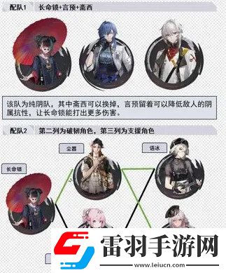 歸龍潮長命鎖如何培養長命鎖配隊思路分享