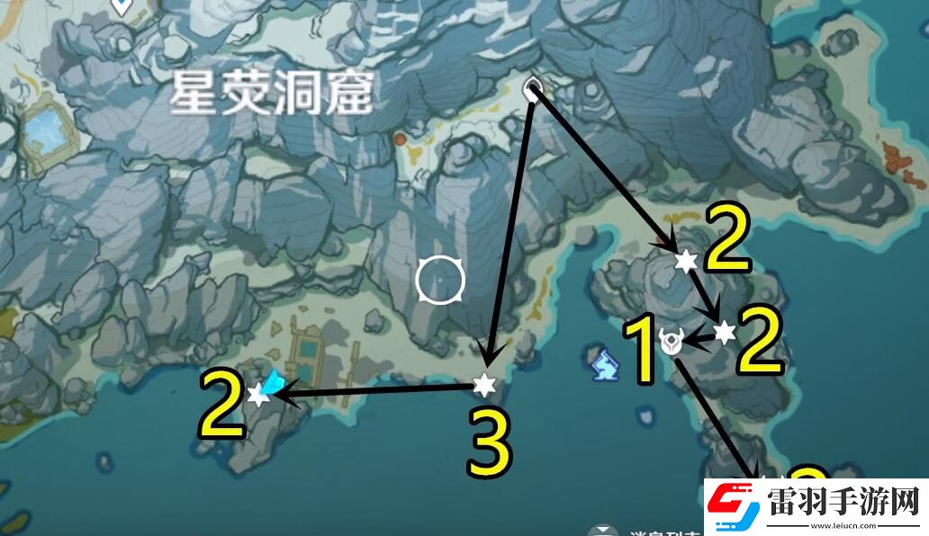 原神星銀礦石分布圖