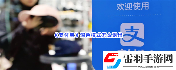 支付寶深色模式怎么退出