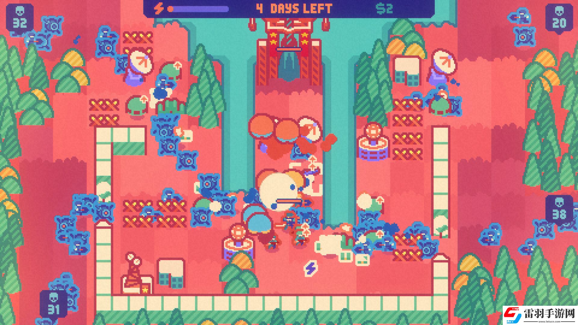 卡通風(fēng)黑色幽默策略建造游戲絕對火箭防衛(wèi)主義上架Steam平臺(tái)