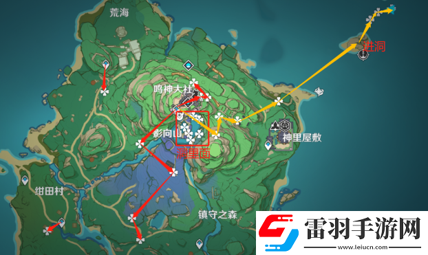 原神5.0鬼兜蟲采集路線2024鬼兜蟲在哪里采集