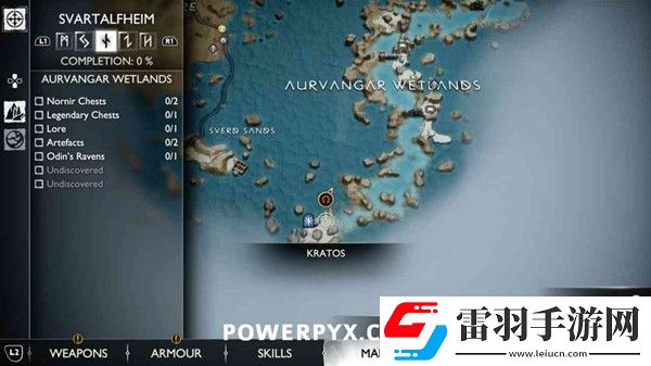 戰神5諸神黃昏奧爾范格濕地奧丁的渡鴉位置在哪