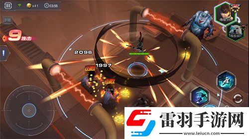 PVP和PVE同步燃燒樂卓網絡超能戰線射心跳