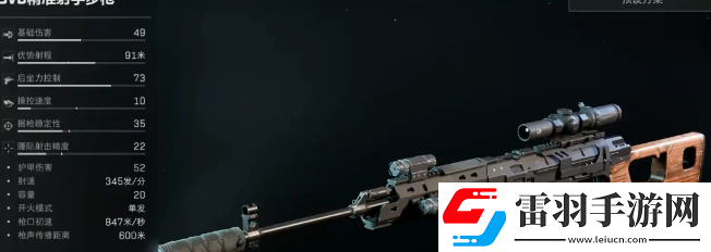 三角洲行動狙擊槍改裝思路