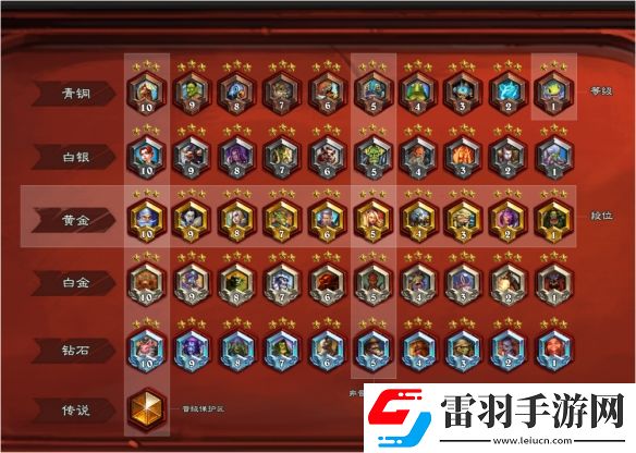 爐石傳說天梯等級(jí)有哪些