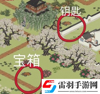 江南百景圖麗娘府宅寶箱鑰匙刷新地點