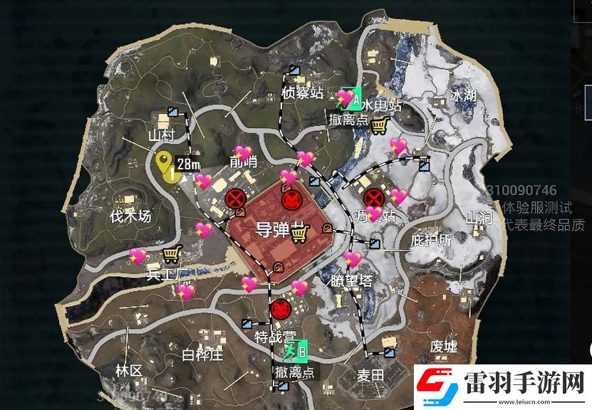 和平精英地鐵逃生冰河禁區油桶位置大全