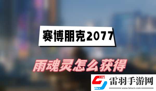 賽博朋克2077雨魂靈怎么獲得