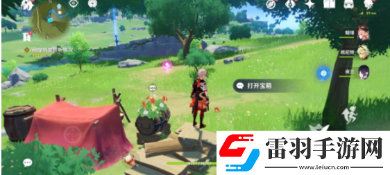 原神風起地附近的紅色帳篷在哪