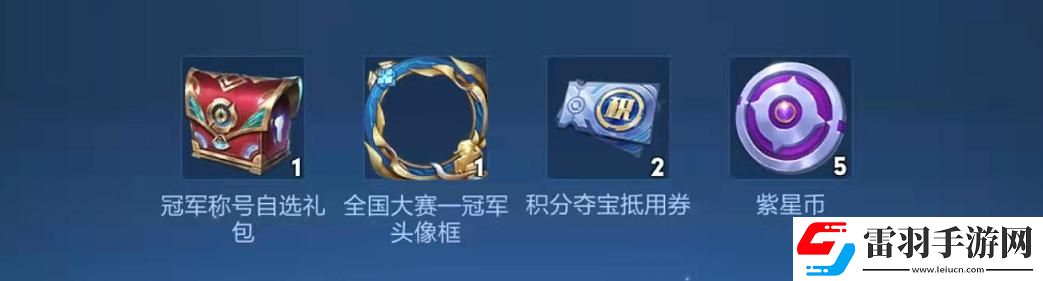 王者榮耀賽點級冠軍