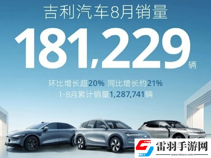 2024年8月汽車銷量