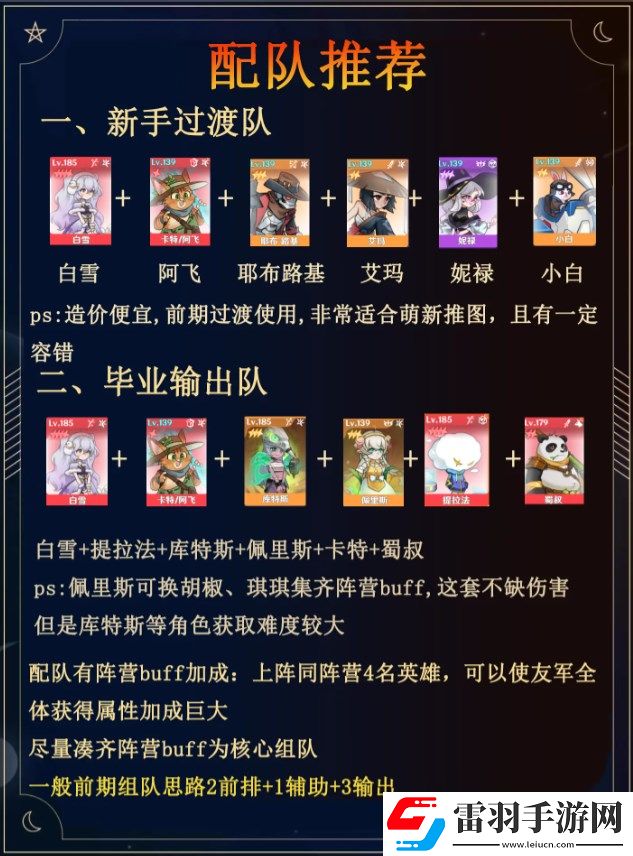 英雄如約而至白雪陣容該怎么搭配