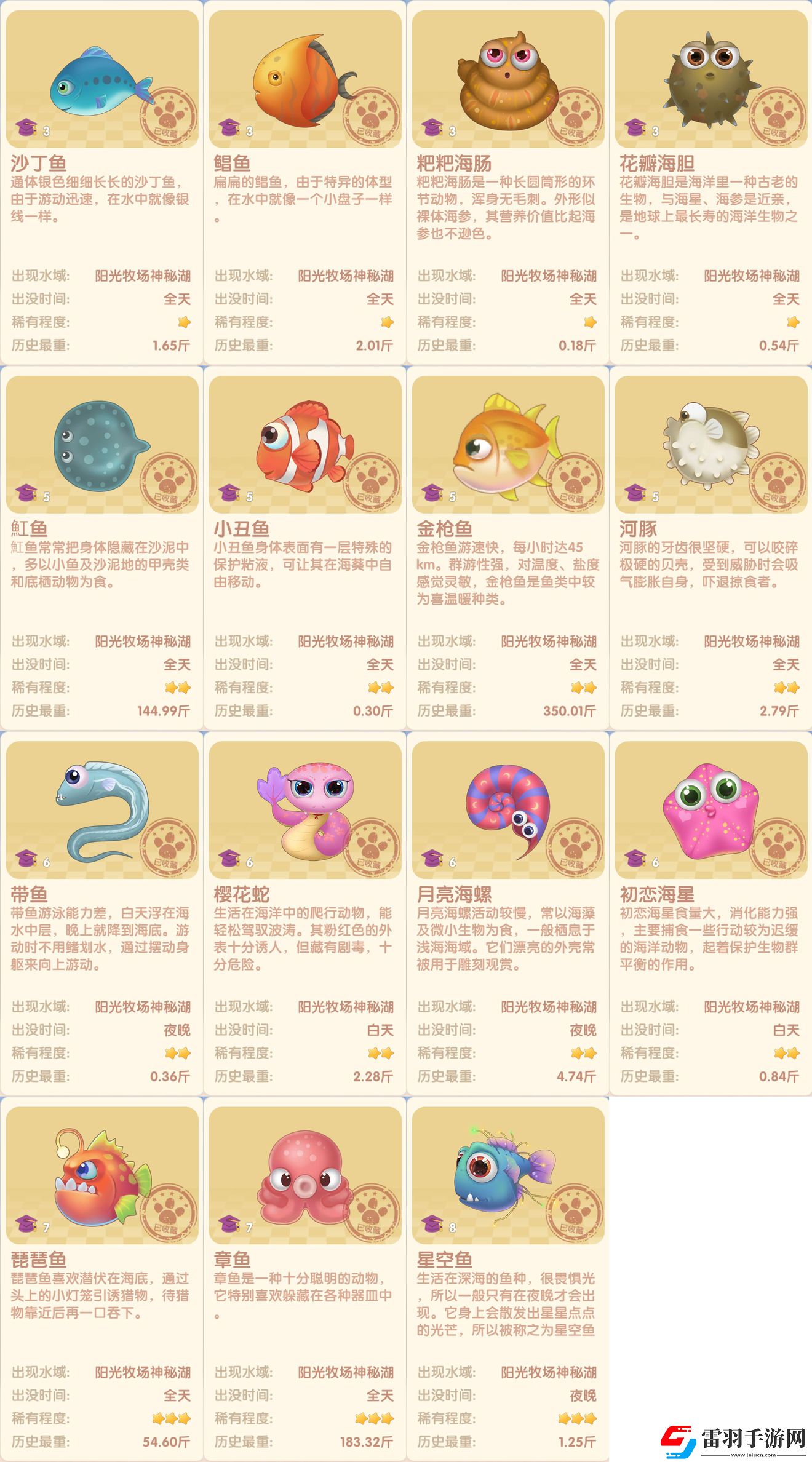 摩爾莊園魷魚垂釣位置介紹