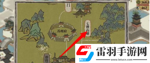 江南百景圖桃花地圖位置介紹