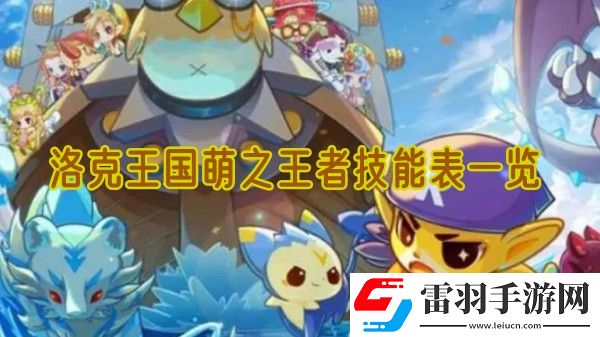 洛克王國(guó)萌之王者技能是什么