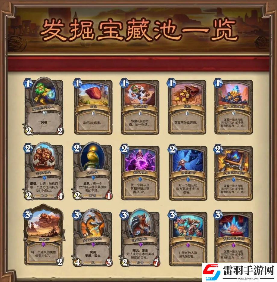 爐石傳說發掘機制詳解